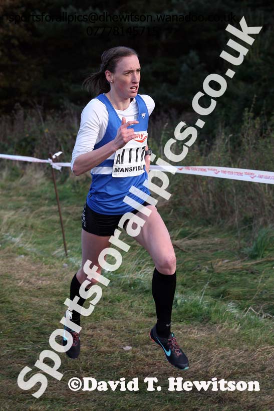 Senior women, 2016 National Cross Country Relays, Berry Hill Park, Mansfield. Photo: David T. Hewitson/Sports for All Pics